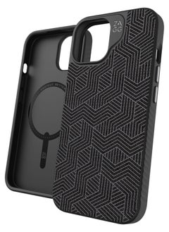 ZAGG Apple iPhone 15 Case , ZAGG Cass - London Snap Series Magsafe Case - Black Geo  - Image 4