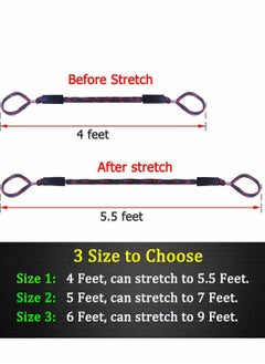 Generic 2Pcs 4ft Boat Dock Lines & Bungee Cords - Perfect for Jet Ski, SeaDoo, Yamaha WaveRunner, Kayak & Pontoon - Ideal Boating Gifts for Men  - Image 5