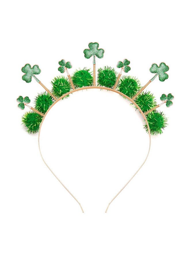 CEALXHENY St. Patrick'S Day Headbands Glitter Rhinestone Shamrock Headbands Lucky Irish Hairbands St Patrick'S Day Accessories Party Favors Gifts (Style A) - Image 1