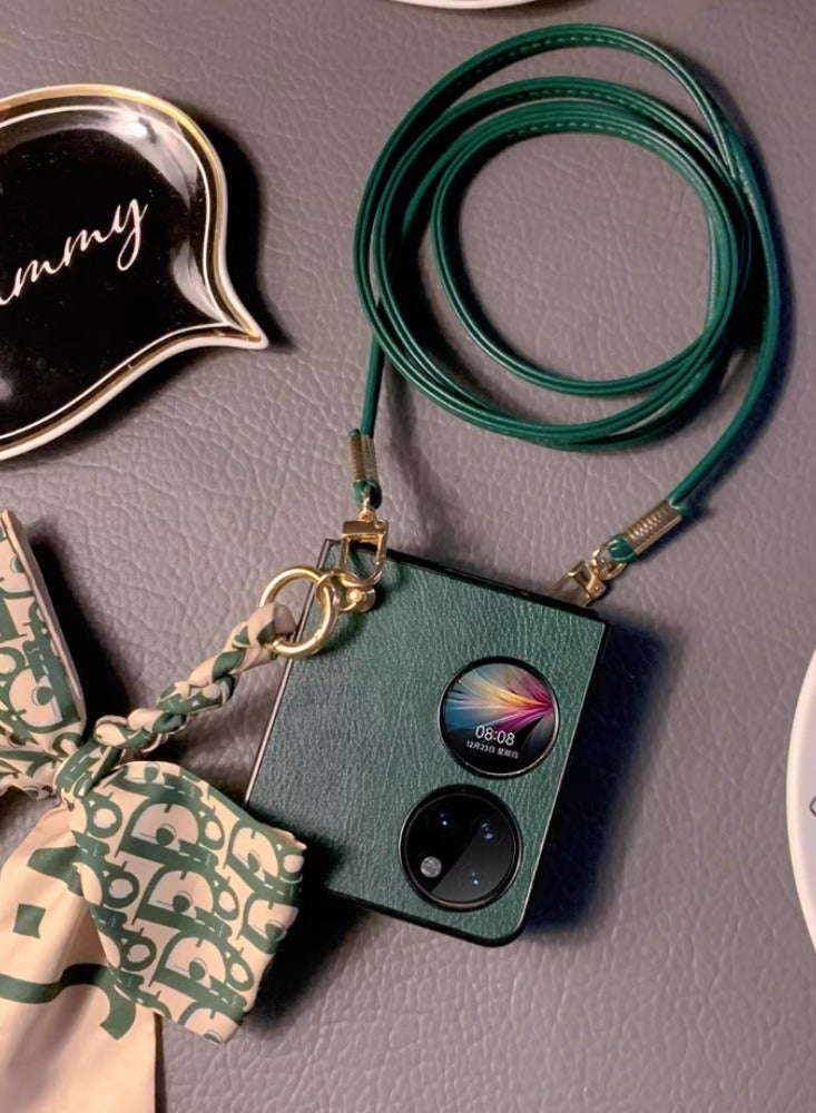 Arabest Stylish Fabric Ribbon Bow for Huawei Pocket 2 Phone Cover - Image 1