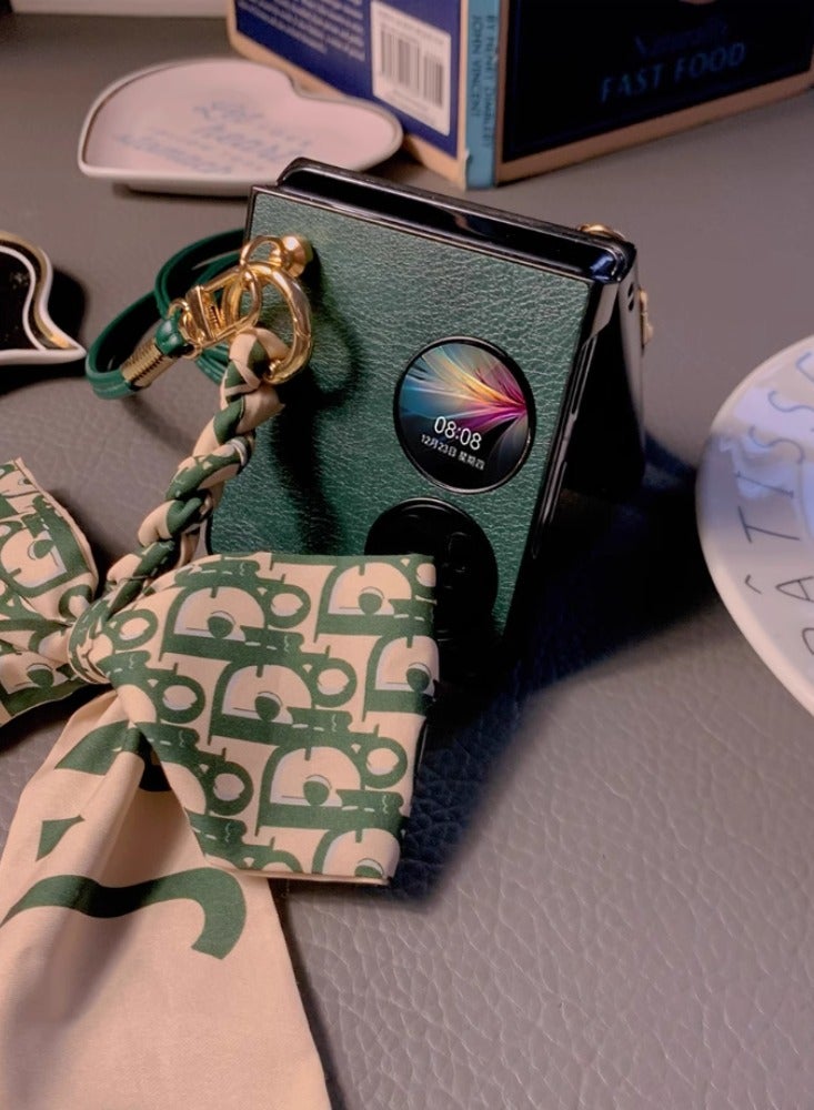 Arabest Stylish Fabric Ribbon Bow for Huawei Pocket 2 Phone Cover - Image 5