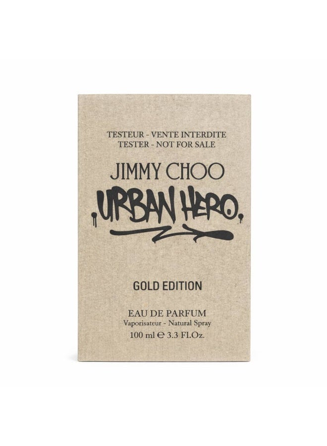 Jimmy Choo Urban Hero Gold Edition Eau de Parfum 100ml Tester - Image 2