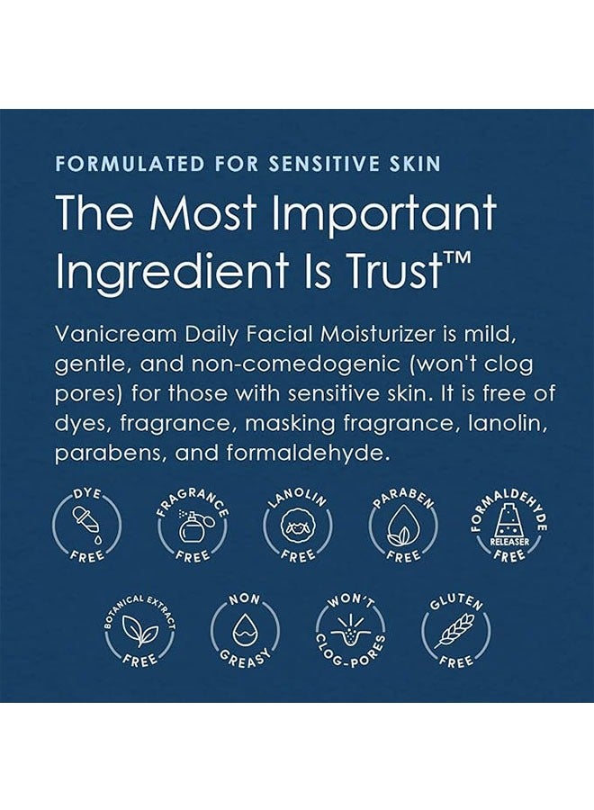 Vanicream Daily Facial Moisturizer 89ml, for Sensitive Skin  - Image 4
