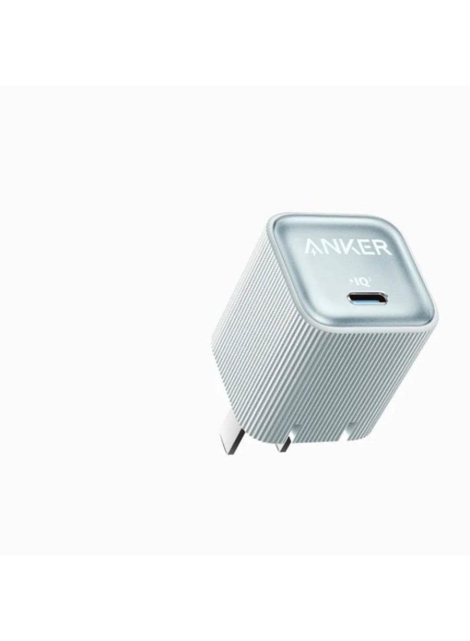 ANKER A2339 Nano Charger 35W GaN USB C PD Fast Charging Compact Adaptor IQ Smart Safe Travel Power Plug - Lake green - Image 1
