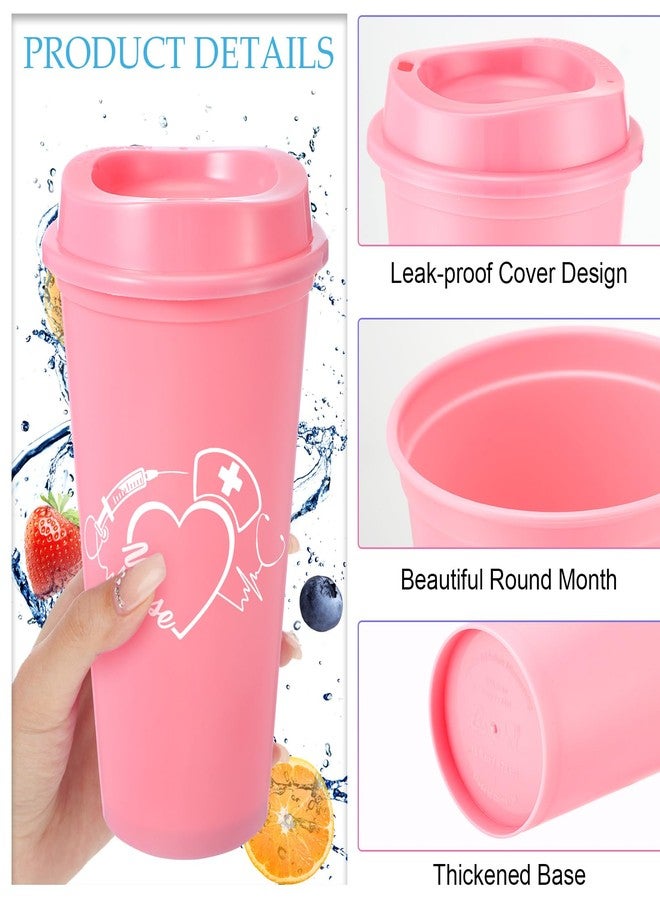 Skylety 36 Pcs Nurse Gifts Set 12 Appreciation Tumbler 12 Notebooks Motivational Journals 12 Thank You Ballpoint Pens 2025 Nurse Week CNA Gifts for Women(Style C) - Image 4