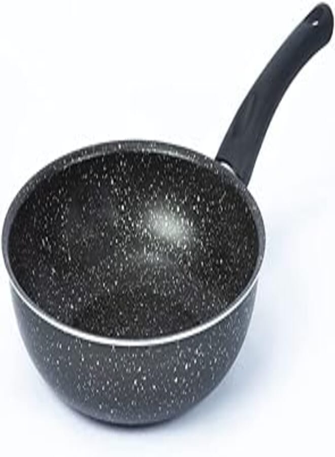Lazord granite deep frying pan 24cm, black