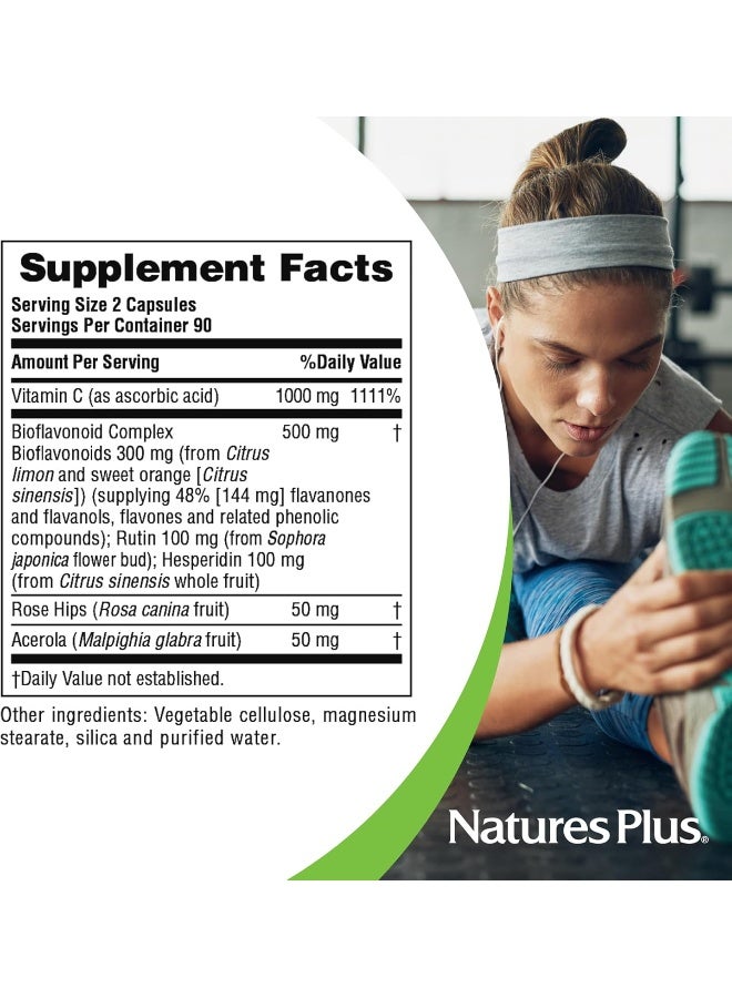 Nature's Plus Super C Complex, 180 Vegetarian Capsules - Image 5