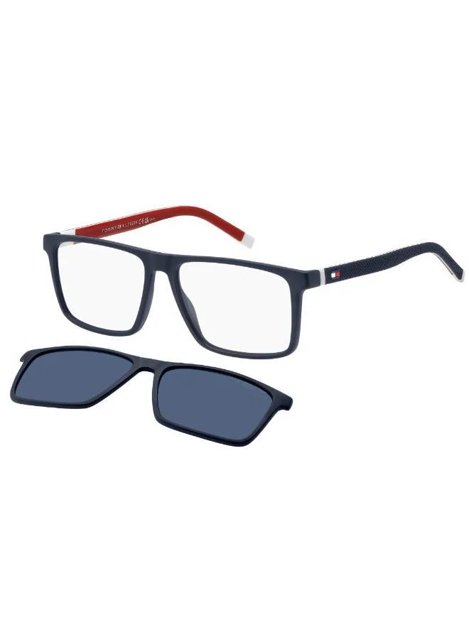 TOMMY HILFIGER Men's UV Protection Sunglasses Th 2086/Cs Blue 41.2 - Lens Size: 56 Mm