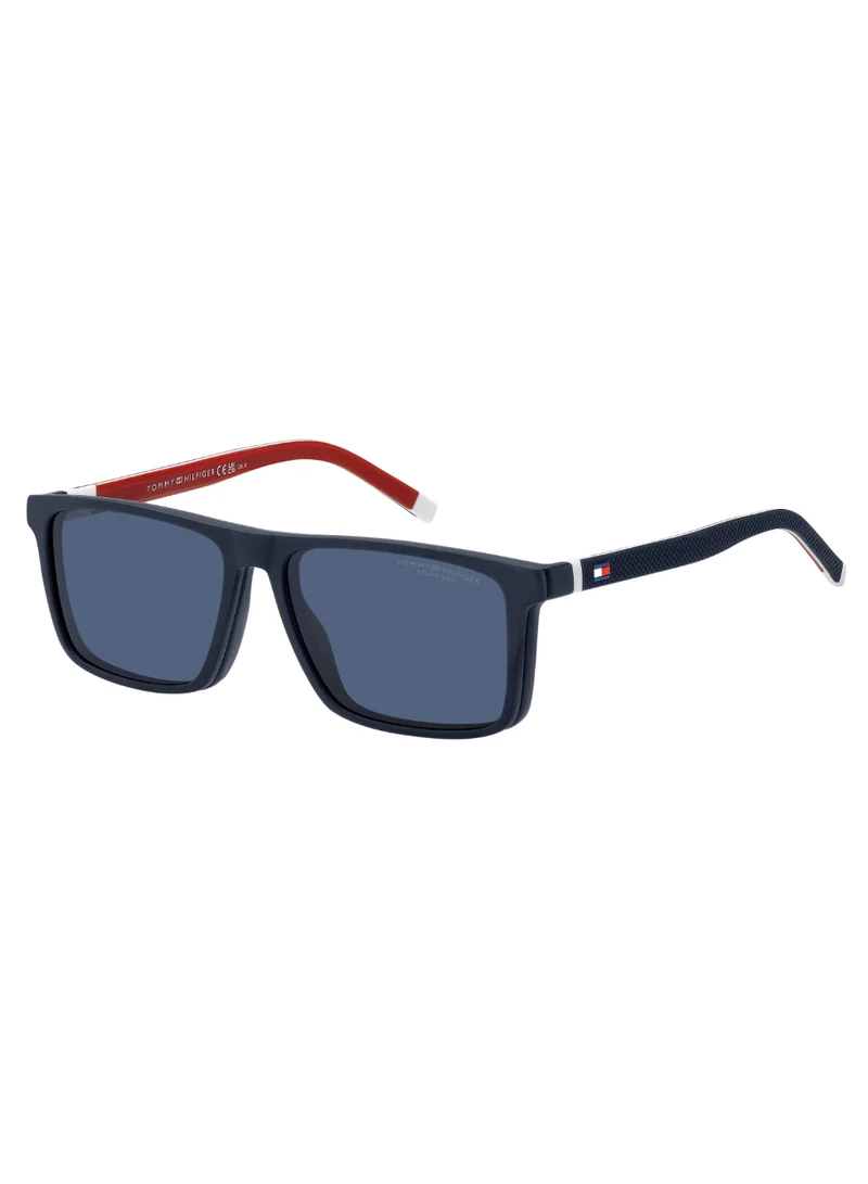 TOMMY HILFIGER Men's UV Protection Sunglasses Th 2086/Cs Blue 41.2 - Lens Size: 56 Mm