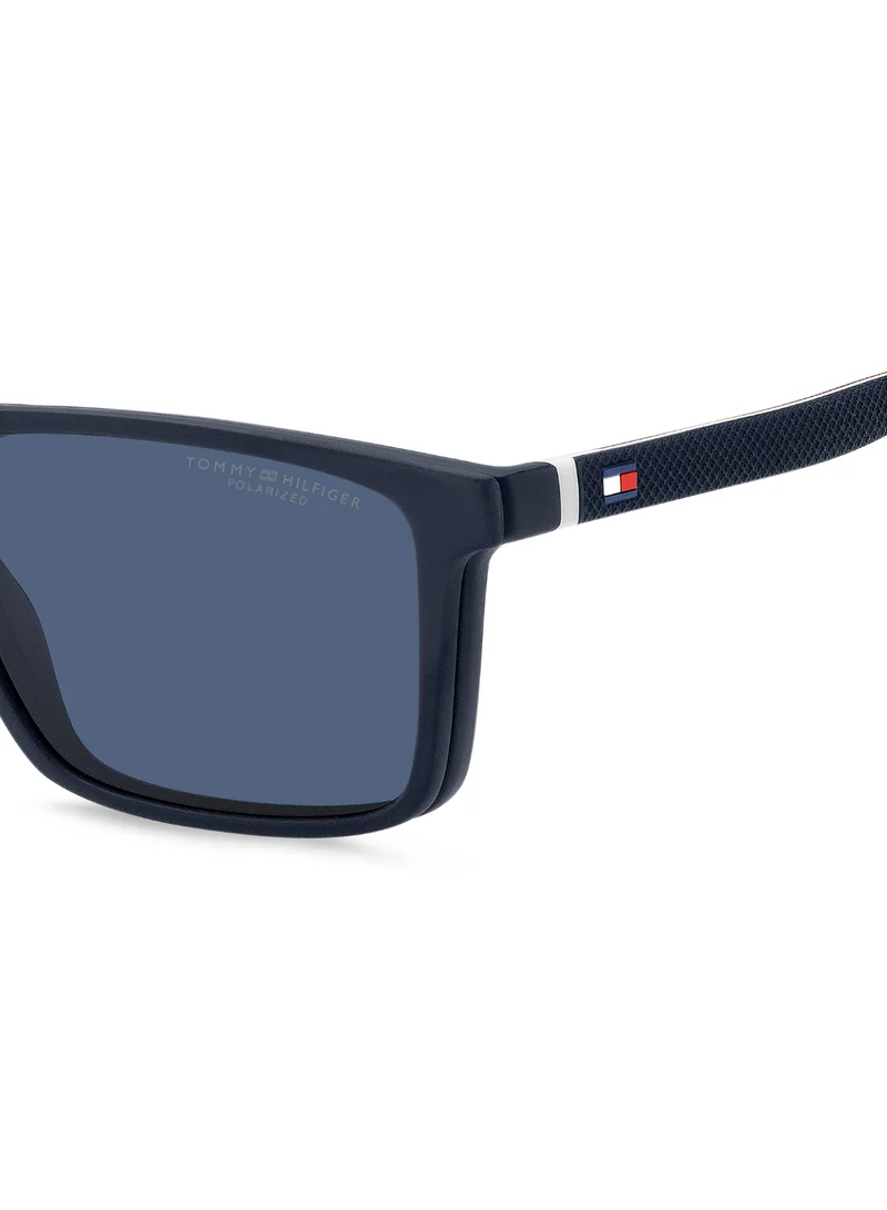 TOMMY HILFIGER Men's UV Protection Sunglasses Th 2086/Cs Blue 41.2 - Lens Size: 56 Mm
