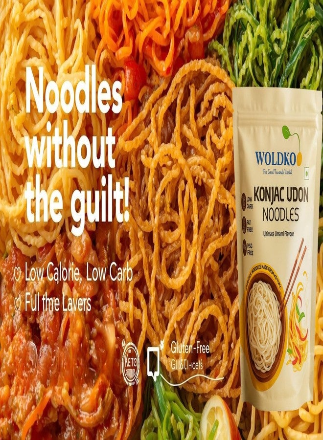 WOLDKO Shirataki Konjac Udon Noodles 270G each, Low Calorie, Vegan & Gluten Free, low carb, fat free, Keto Friendly (Pack of 3) - Image 5