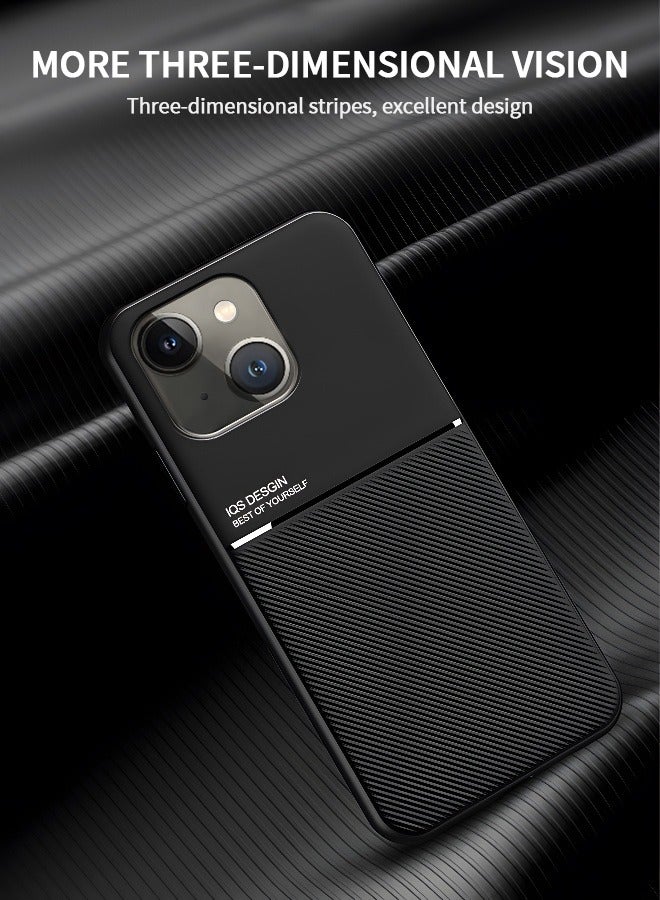 GROIC IPhone 14 Max Case 6.7 Inch Soft TPU Bumper Flexible [Shock Absorption] [Carbon Fiber Texture] Magnetic Design Anti Fingerprint Protective Phone Cover - Image 3