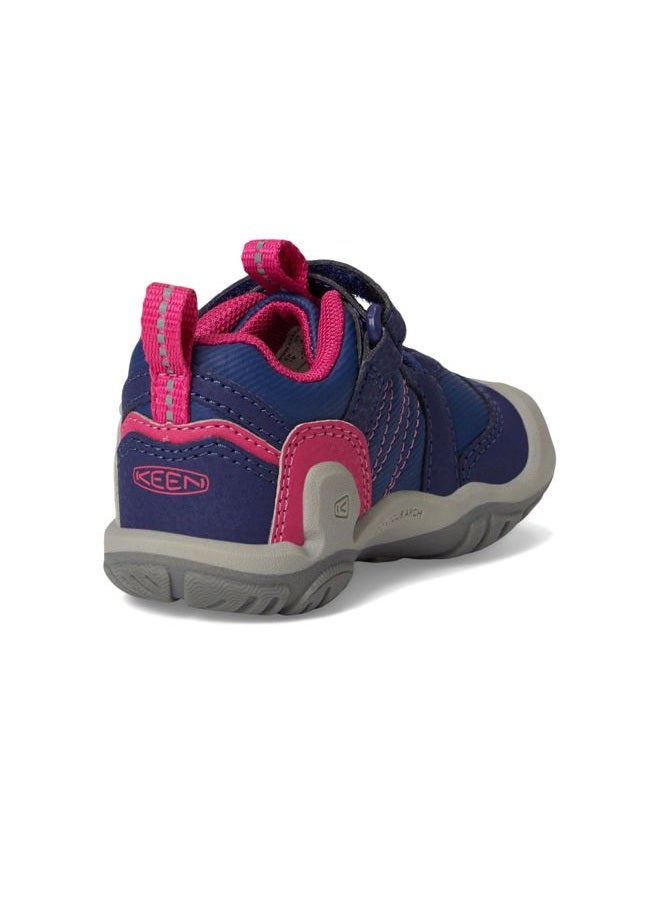 Keen Knotch Peak Closed Toe Water Sandal, Blue Depths/Pink Peacock, 4 US Unisex Big Kid - Image 4