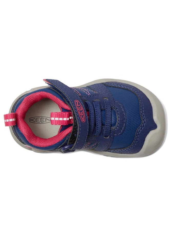 Keen Knotch Peak Closed Toe Water Sandal, Blue Depths/Pink Peacock, 4 US Unisex Big Kid - Image 3