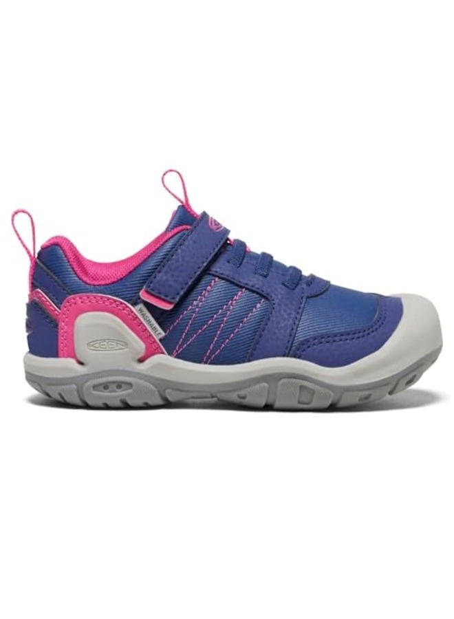 Keen Knotch Peak Closed Toe Water Sandal, Blue Depths/Pink Peacock, 4 US Unisex Big Kid - Image 2
