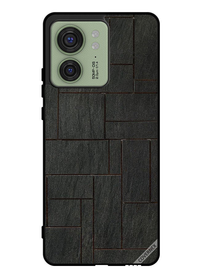 Covernex Protective Case Cover For Motorola Edge 40 Stones Wall Pattern - Image 1