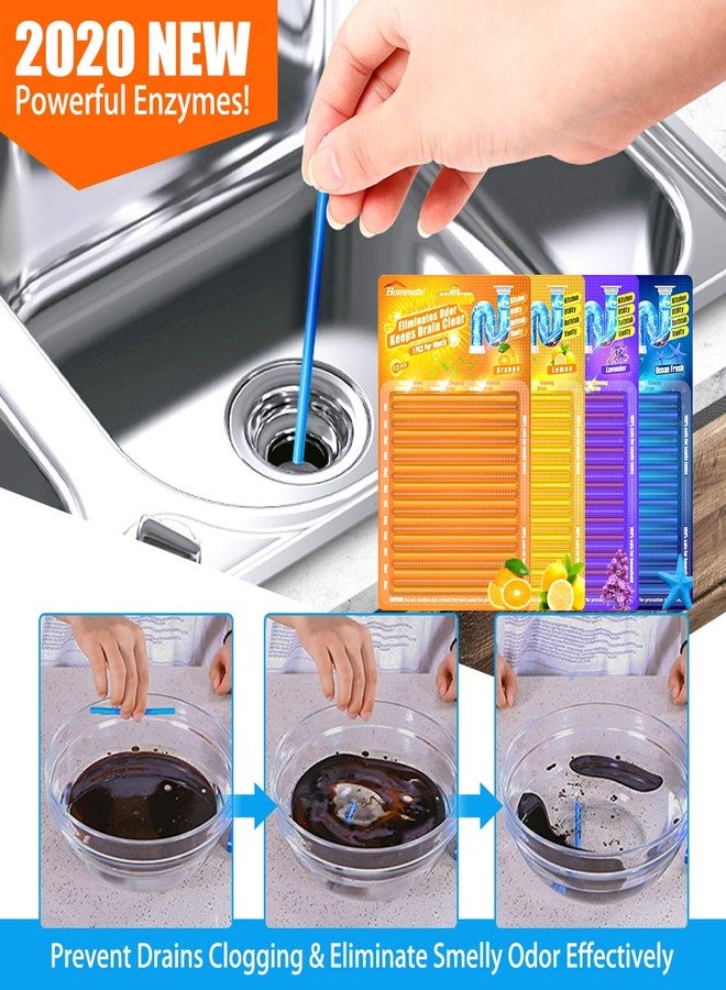 Hommate Drain Sticks Drain Cleaner Sticks Drains Cleaner Disposal Stick Enzyme for Odor Clogs Remover Sink Septic Stick for Drains As Seen On TV - Image 2
