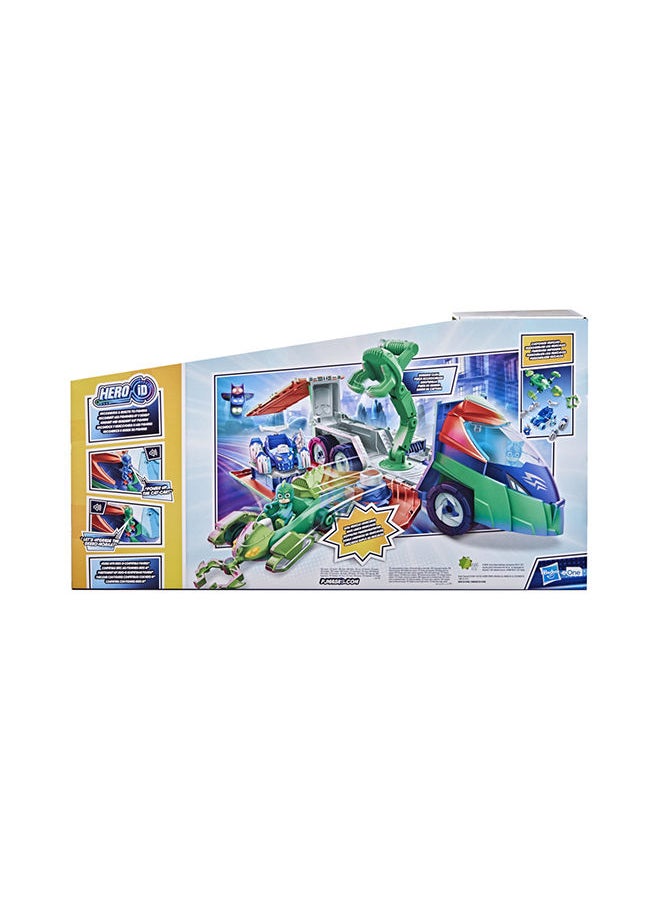 PJMASKS - Toys PJ Launching Seeker Car Playset with Sounds, 2-in-1 Vehicle and Car Launcher, Preschool Toys for 3 Year Old Boys and Girls and Up - Image 1