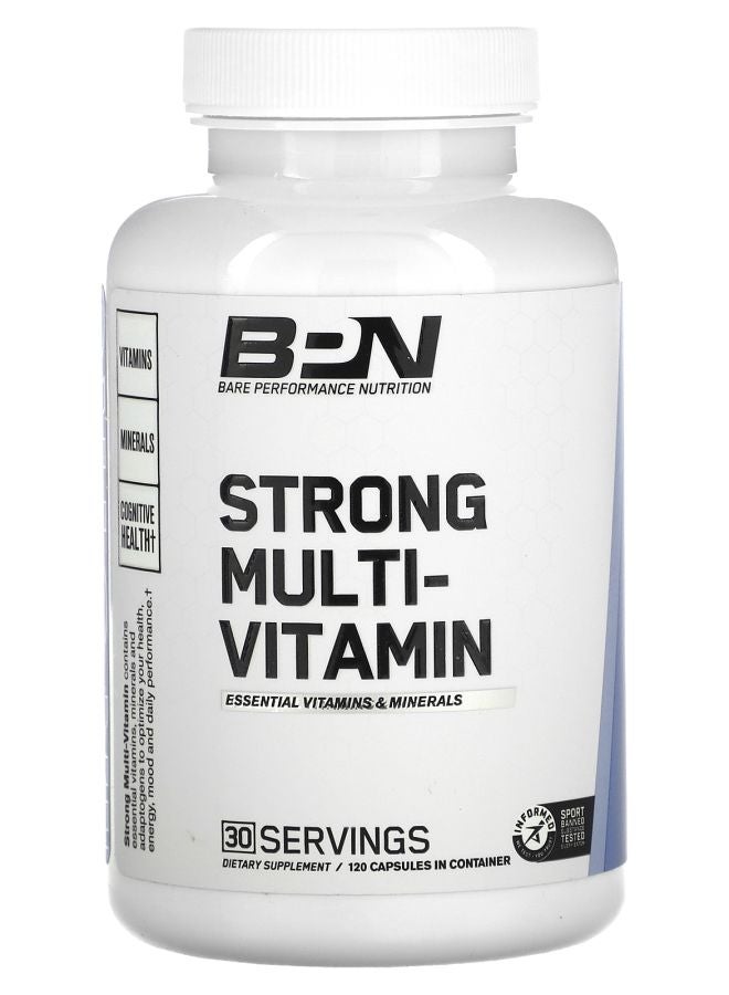 Bare Performance Nutrition Strong Multi-Vitamin 120 Capsules