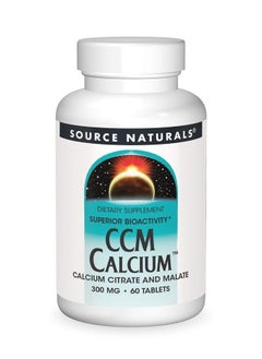 CCM Calcium Citrate/Malate Source Naturals, Inc. 60 Tabs