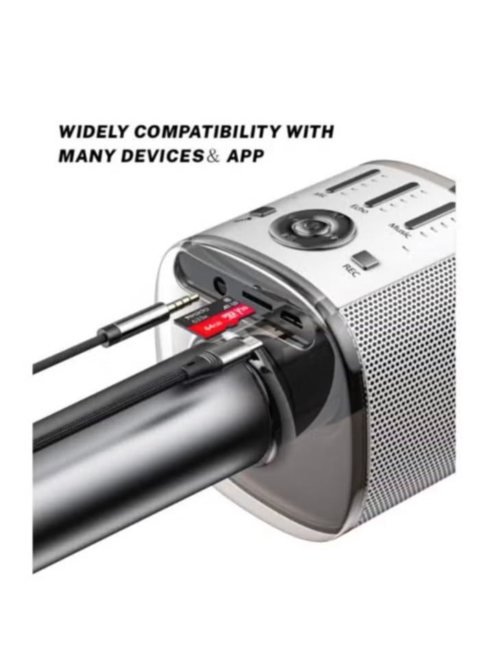 Yesido KR10 Karaoke System || Portable Wireless Speaker with Microphone for Music and Singing, Bluetooth Connectivity, Powerful Sound, Built-In Rechargeable Battery, Ideal for Parties, Events, and Home Entertainment - Image 2
