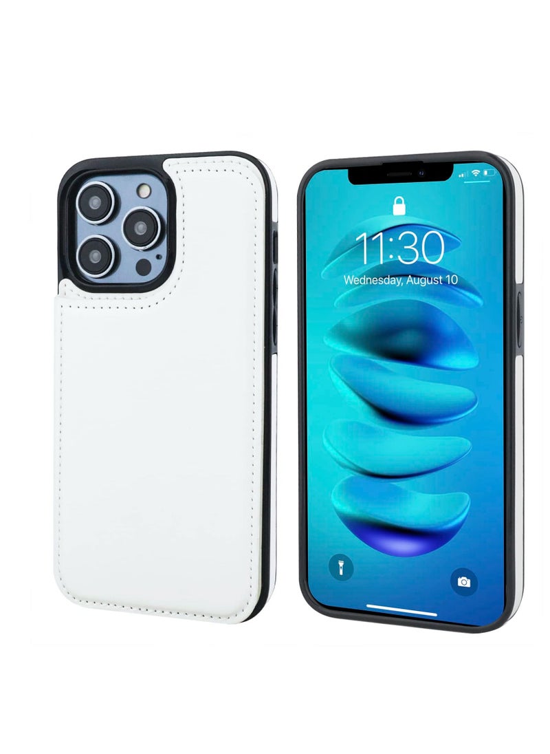 KASTWAVE Wallet Case for iPhone 14 Pro Max Case with Card Holder, Fine Hole Camera Protect, Drop Protection, Wallet Phone Case Flip Leather Cover Men Women  - Image 3