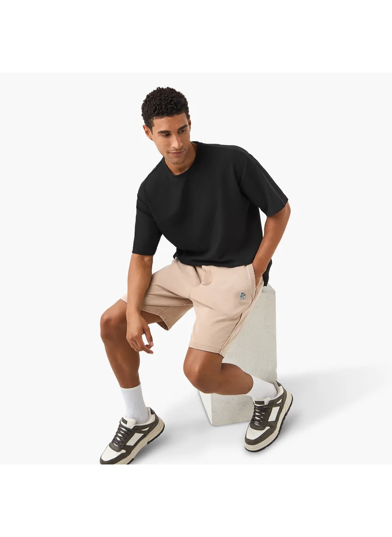 اس بي كاركترز NFL Shorts with Flexi Waist and Pockets