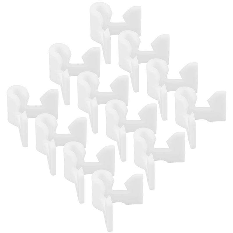 40pcs Rack Brackets for Shoe Organizer | Wardrobe Pipe Connector, DIY Shoe Rack Replacement Parts | Wire Shelving Hardware | Cabinet Pipe Fitting Adapter - Image 1