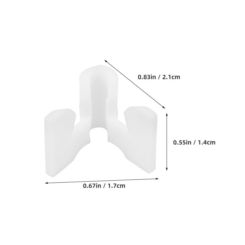 40pcs Rack Brackets for Shoe Organizer | Wardrobe Pipe Connector, DIY Shoe Rack Replacement Parts | Wire Shelving Hardware | Cabinet Pipe Fitting Adapter - Image 3