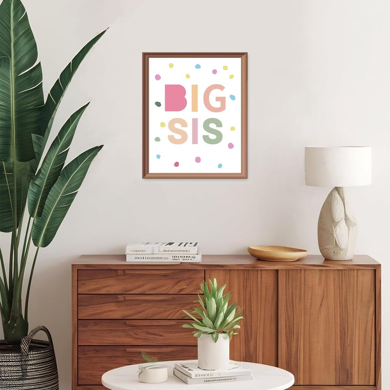 LARTSFRO Brother and Sister Make The Best Friends Wall Art Decor Posters, Baby Boys Gril Nursery Room Playroom Bedroom Bathroom Wall Art Decor, Inspirational Decor for Big Sister Little Brother Nursery Toddler Baby, Gifts for Kids 10x8 Inch Set of 4 Pcs (UNFRAMED) - Image 5