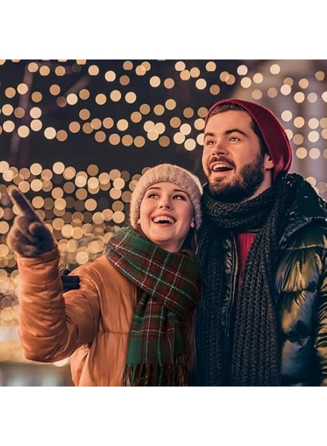 الوشاح الدافئ,الحمراء والخضراء عيد الميلاد بلايد الوشاح للنساء,بلايد الشتاء الوشاح الكشمير,شعور الوشاح الطويل - Image 3