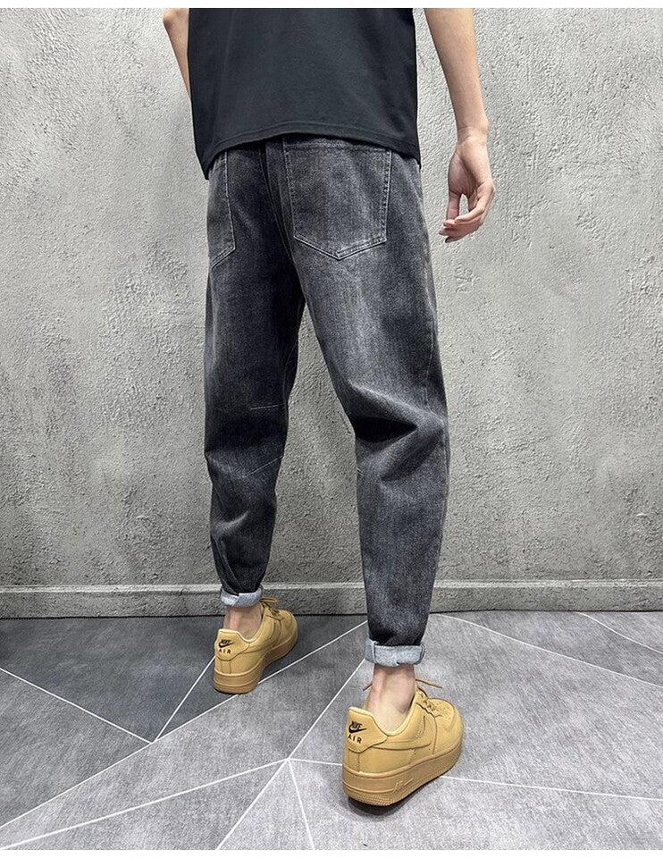 Unisex Classic Denim Jeans Loose Fit Daily Outdoor Wear - Image 5