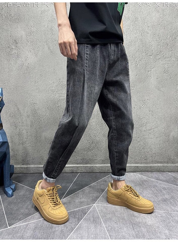 Unisex Classic Denim Jeans Loose Fit Daily Outdoor Wear - Image 4