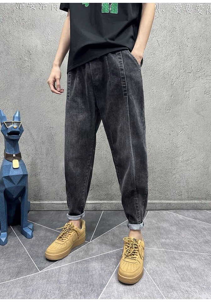 Unisex Classic Denim Jeans Loose Fit Daily Outdoor Wear - Image 3