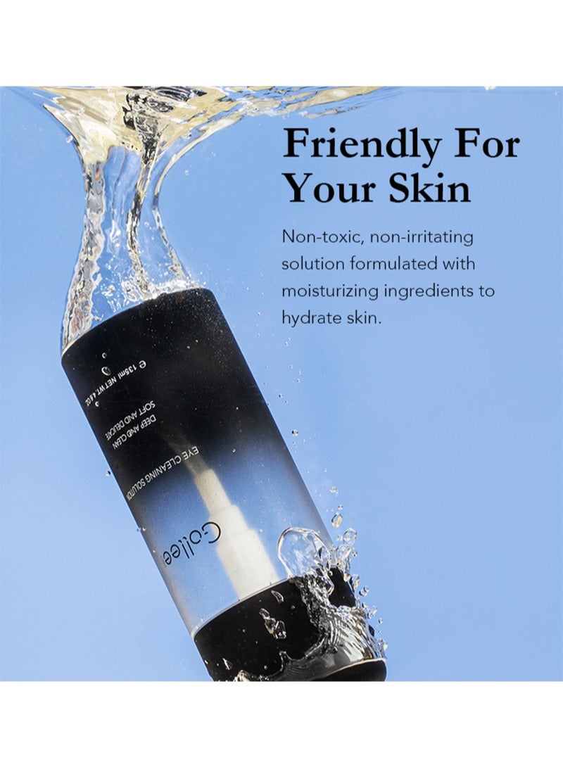 جوللي محلول منظف للعين، برايمر/منظف لتمديد الرموش، يزيل الزيوت والغبار من مجموعات الرموش لإطالة مدة بقائها/مزيل الزيوت البروتينية، معالجة مسبقة لثبات شبه دائم، لا يسبب تهيجًا للبشرة الحساسة، 4.6 أونصة/135 مل - Image 4