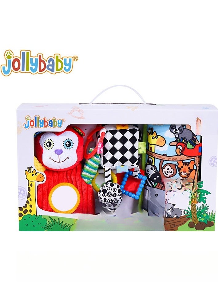 Jollybaby - Baby Soothing Doll Gift Set - Early Education Textbook - Puzzle Enlightenment Toy - Image 1