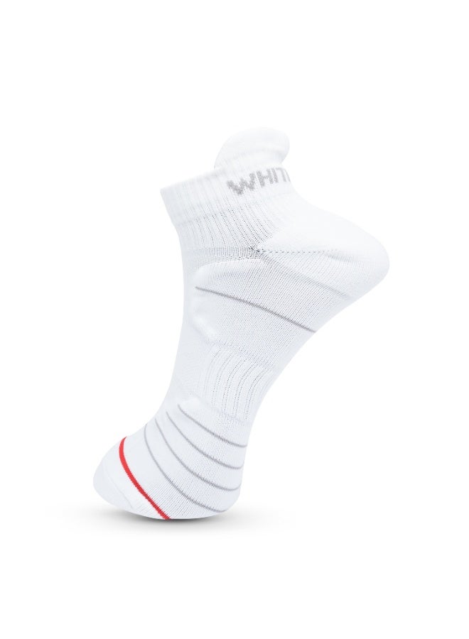 الورقة البيضاء جوارب قصيرة للرجال من القطن الشبكي القابل للتنفس - 3 أزواج، خفيفة الوزن ومريحة لفصول الربيع والصيف والخريف - Image 3