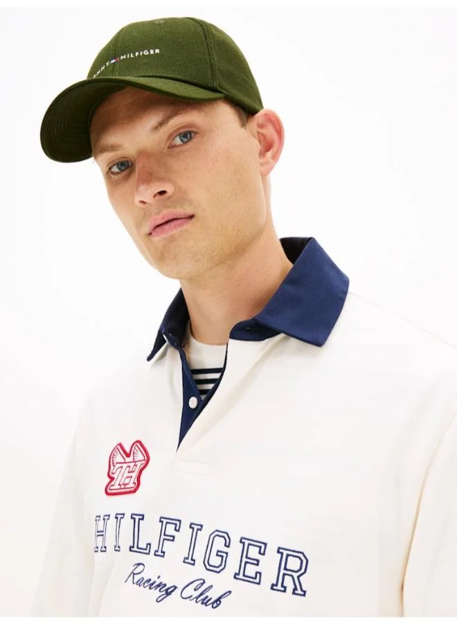 TOMMY HILFIGER Arctic Spruce Logo Embroidery Twill Six-Panel Baseball Cap  | Best Price UAE