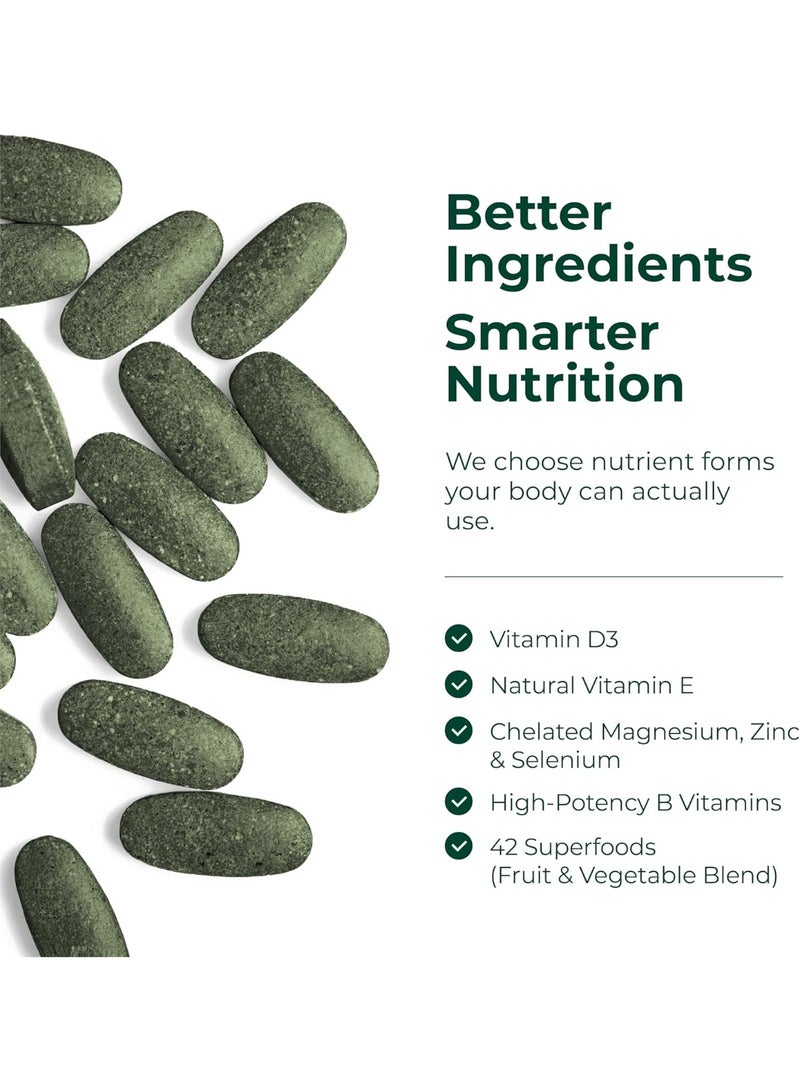 Vimerson Health Vegan Multivitamin for Women & Men - Essential Multivitamins & Multiminerals 90 Tablets with Vitamin B12, A, D, C, Zinc, Magnesium & More for Total Body Wellness - 23 Key Nutrients & Vitamins - Image 4