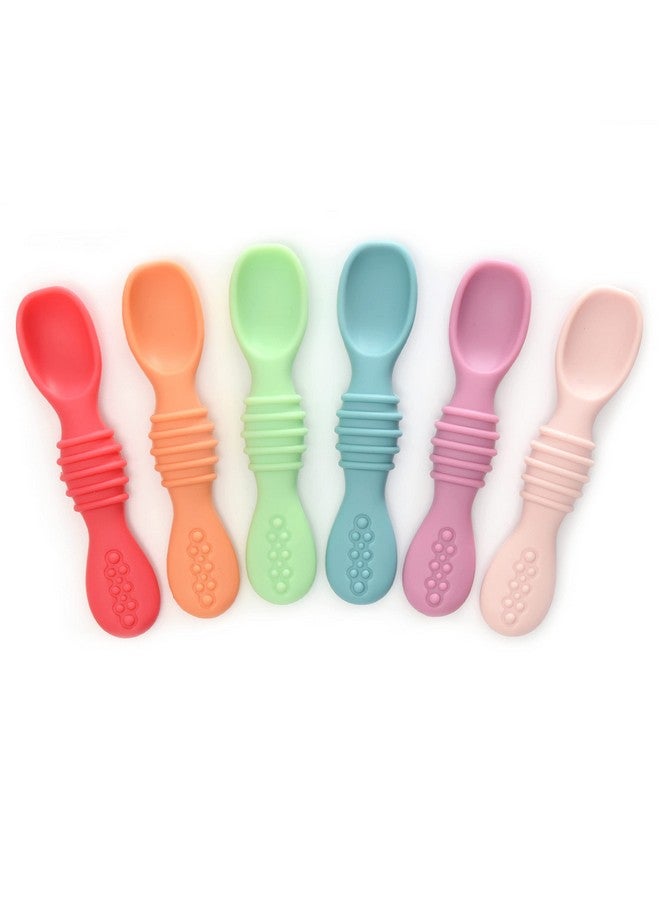 PrimaStella Silicone Chew Spoon Set for Babies and Toddlers | Safety Tested | BPA Free | Microwave, Dishwasher and Freezer Safe - Image 1