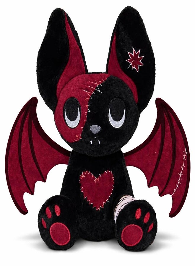 PHITECUS Gothic Bat Plush - Cute Creepy Plushie, Perfect Anxiety Stuffed Animal Gift for Teens and Adults (Ghotic Bat Plushie) - Image 1