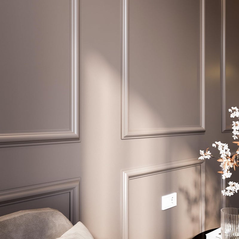 Birdeco Ready to Go Wall Molding Kit - 3 Upper & 3 Bottom Frames | Easy Installation - Image 2