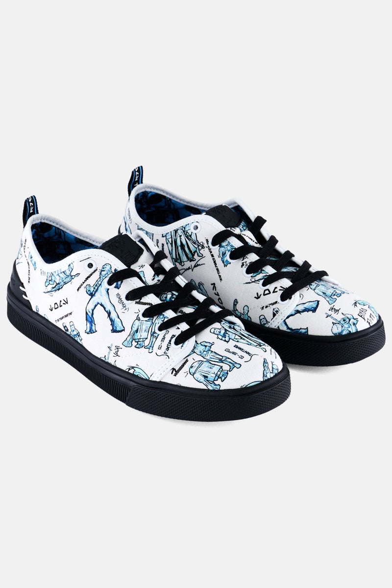 Toms x Star Wars Women Trvl Lite Low Lace Up Canvas Shoes, White - Image 1