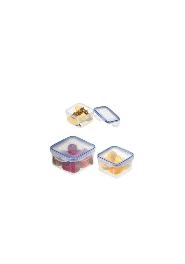 Westinghouse USA Square Food Storage Box Set | 3 Sizes: 0.4L, 0.7L, 1.2L | Durable & Stackable | BPA-Free & Dishwasher-Safe - Image 3