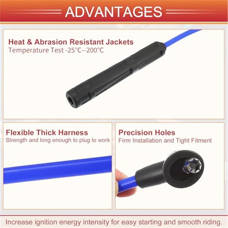 Vuzmode Car Spark Plug Coil Wires for Nissan - Image 4