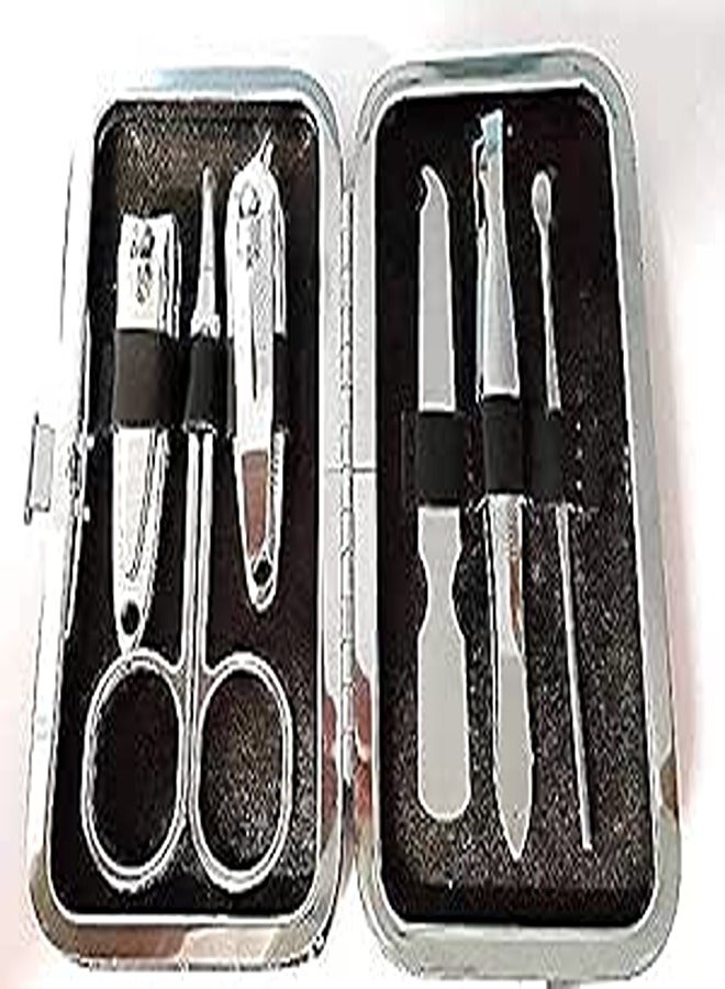 Pedicure Set to Nail Care, Includes Ordinary Scissors, 2 Nail Cutters, forceps, chilled, and other