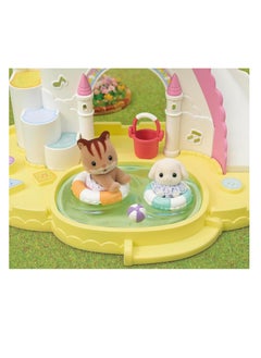 Sylvanian Families Nursery Sandpit and Pool Playset - Outdoor Adventure Set with Dolls and Accessories  - Image 4