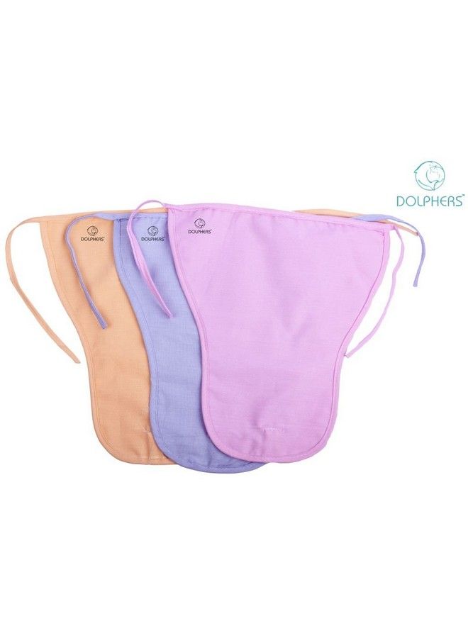Dolphers Nappy For New Born Baby Set Of 24 Pcs;Cotton Cloth Langot For Babies0 6 Monthsdouble Layer Nappiesu Shapedwashable And Reusablepack Of 24 By Dolphers - Image 3