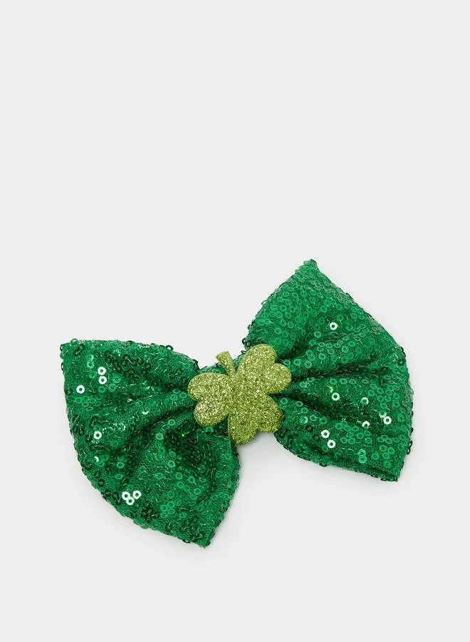 ستايلي Styli Sequined Bow Hair Clip