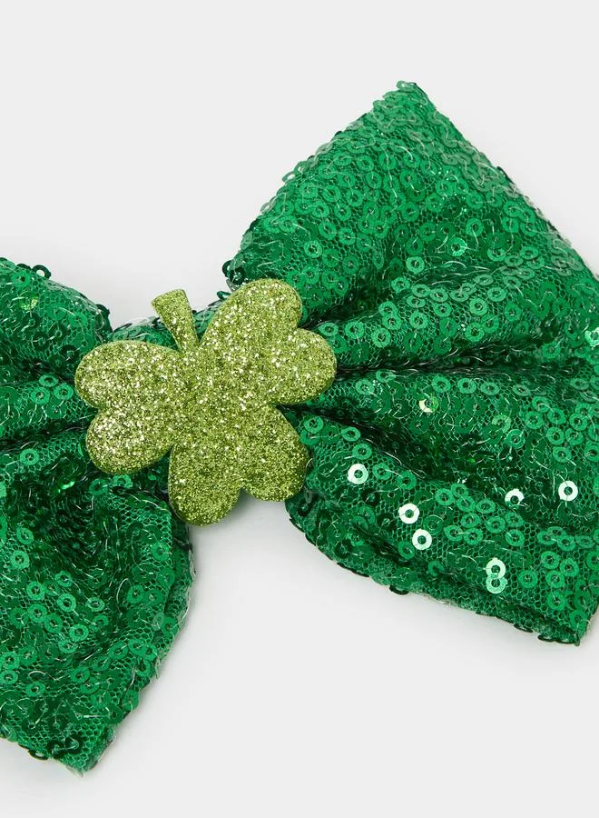 ستايلي Styli Sequined Bow Hair Clip